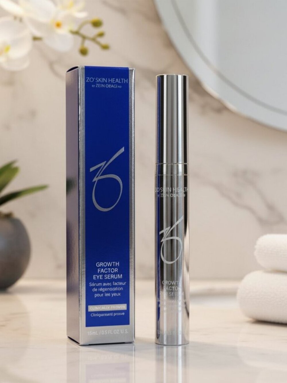 ZO Skin Health Growth Factor Eye Serum 0.5 oz / 15ml New In Box